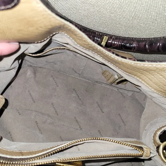 ***GREAT DEAL****Brahmin Tri color Purse - Picture 6 of 14